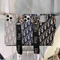 Chic CD Lady iPhone Case with Designer Keychain